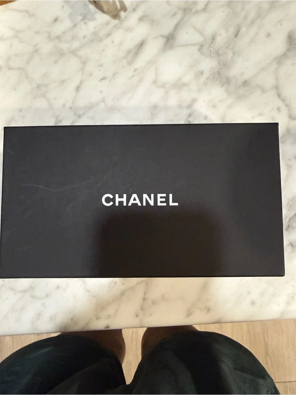 CHANEL Tortoiseshell Round Sunglasses with Gold Logo